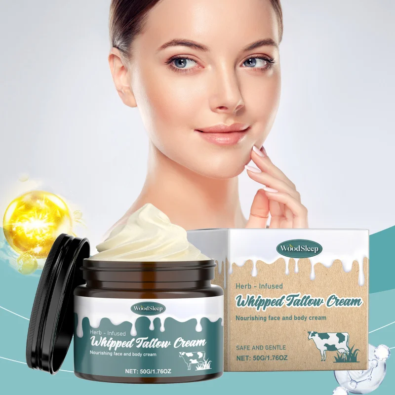 

Tallow Soothing Body Cream - Nourishing Moisturizer For Dry Sensitive Skin, Gentle Hydrating Face & Body Balm