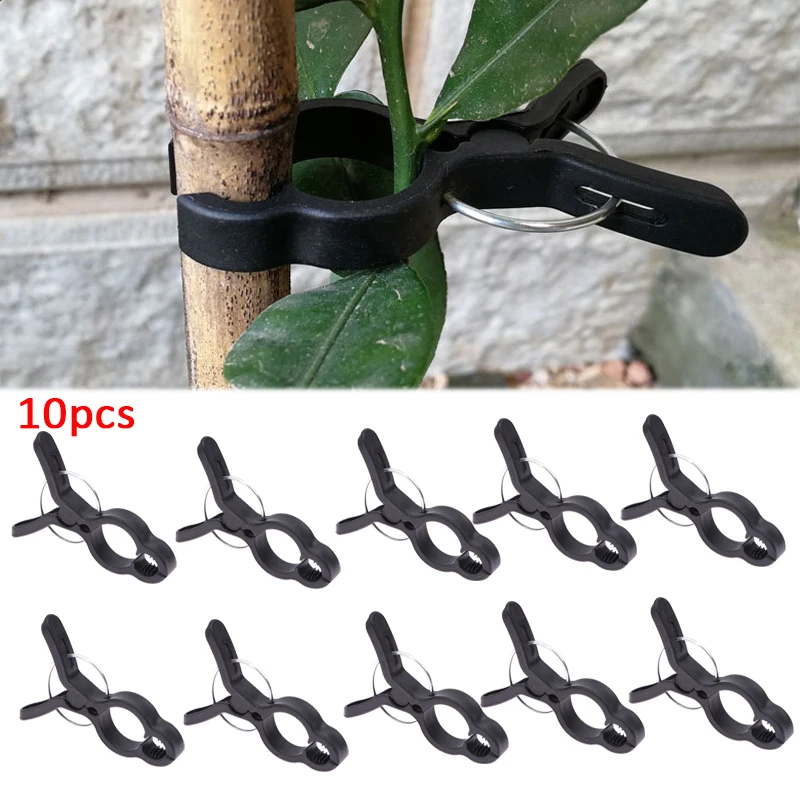 

10Pcs Plant Fixed Clips Reusable Garden Greenhouse Bracket For Fixed Plants Vine Flower Seedling Support Garden Supplies