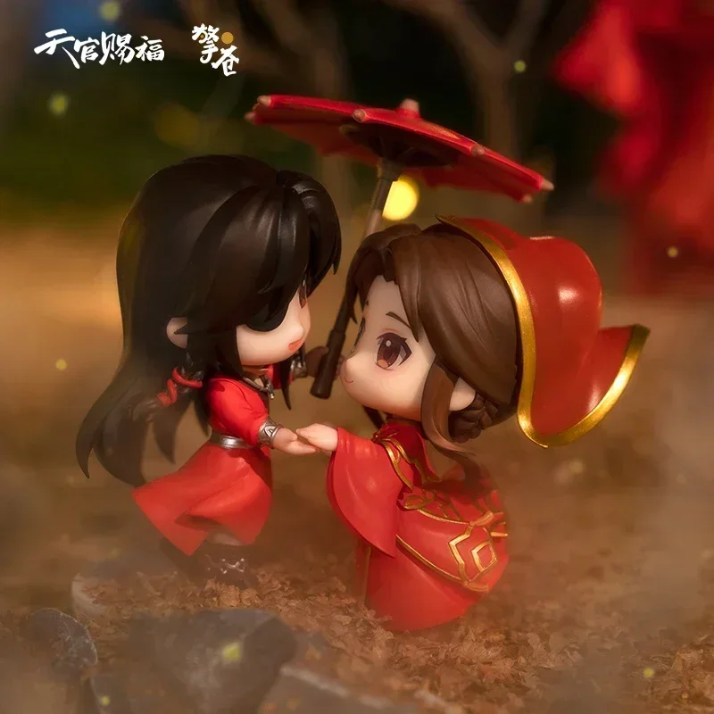 Genuine Qing Cang Tian Guan Ci Fu Xie Lian / Hua Cheng Gk Q Version Anime Figure Anime Peripheral Model Toys Collect Gifts