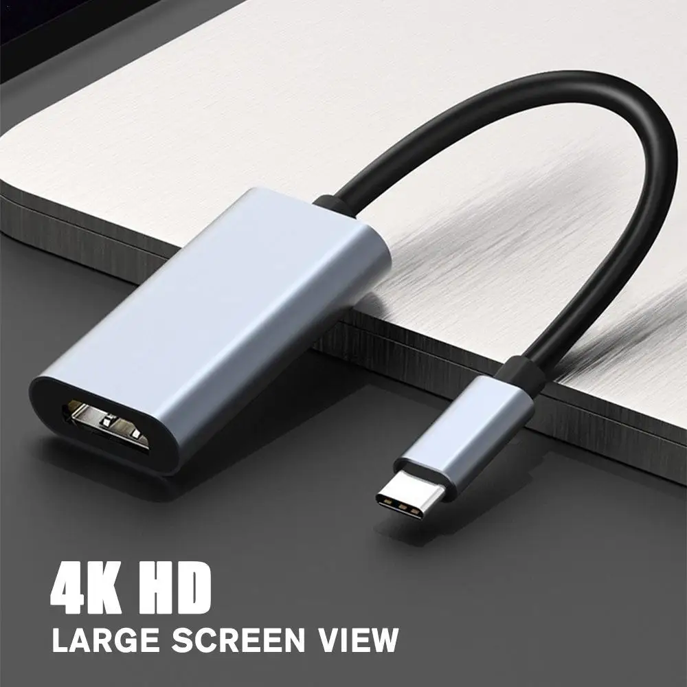 USB C To Female HDMI Adpter Type-C 4K HD TV Cable For PC Laptop Pro Galaxy HDTV Digital Cables