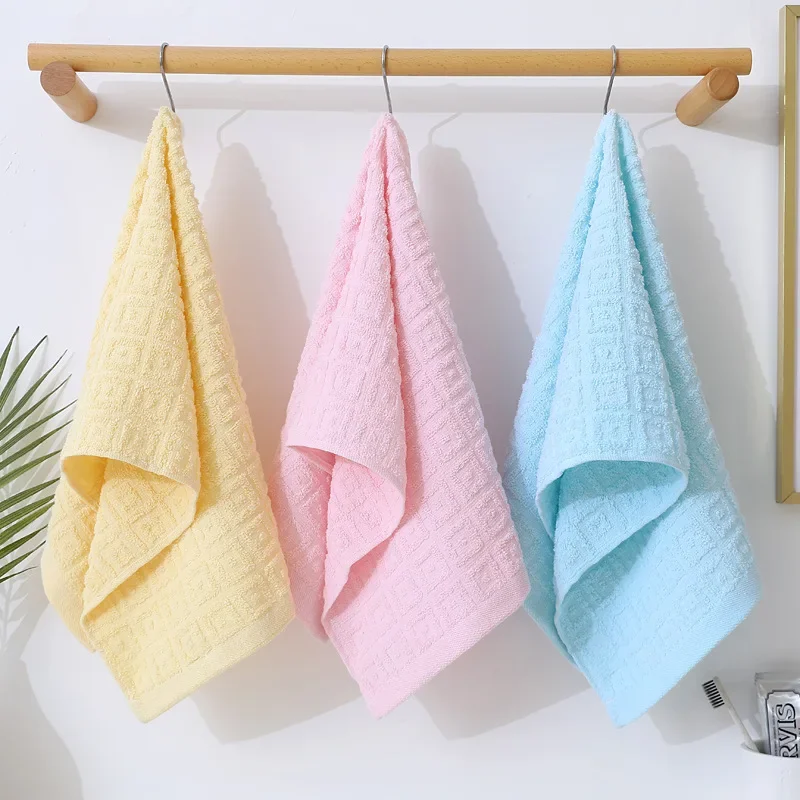 1PC Pure Cotton Towel Super Soft, Easy To Absorb Water Without Shedding Hair, Household Face Towel