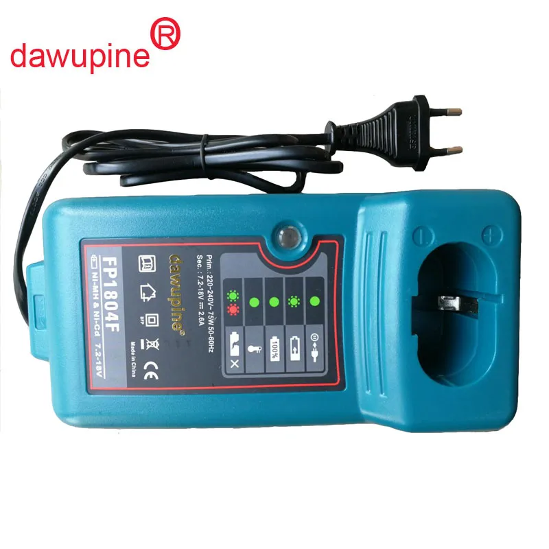 FP1804 Ni-cd Ni-hm Battery Charger For Makita 7.2V 9.6V 12V 14.4V 18V Serise Electric Drill Screwdriver Tool Accessory DC1414