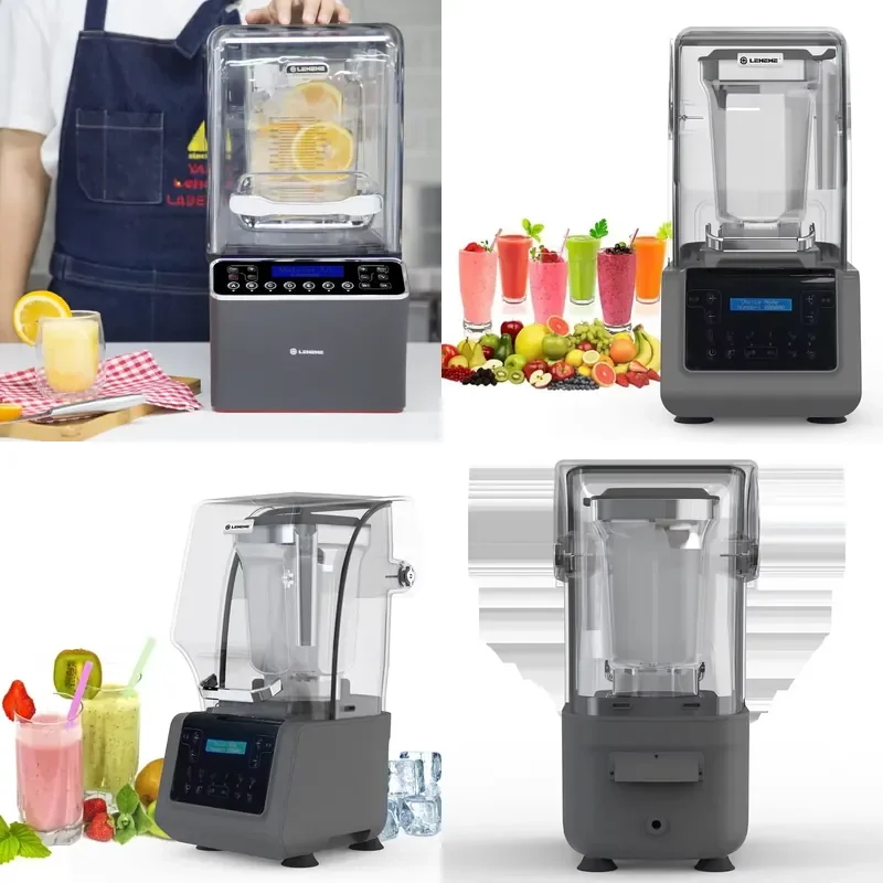 2026 High Power Multifunctional Heavy Commercial Blender USB Powered Soundproof Enclosure for Household Use
