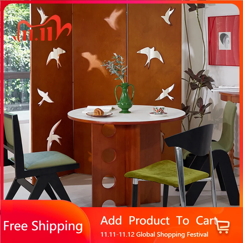 

Роскошный обеденный стол в скандинавском стиле, кухонный круглый эстетический пол, обеденный стол в скандинавском центре, ресторанный салон, Muebles, модная мебель
