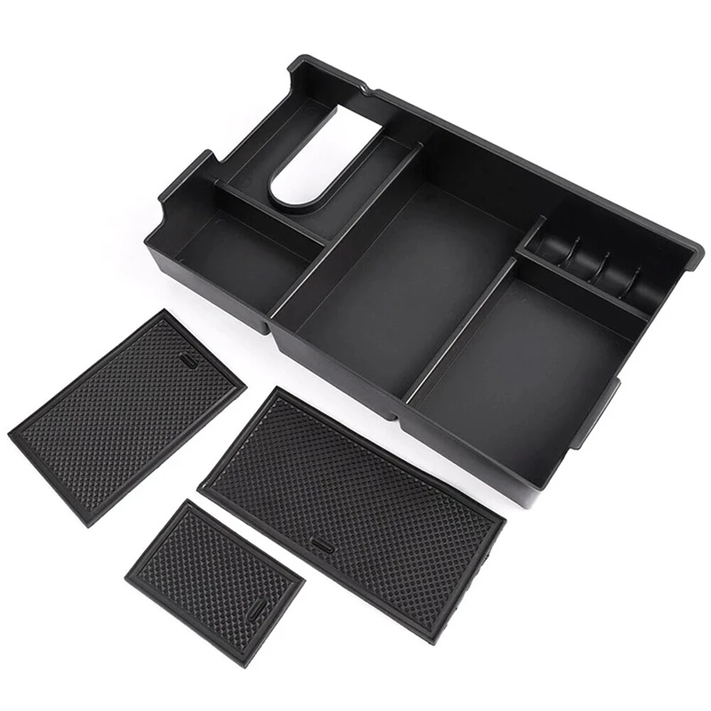 

New For Toyota Tundra 2007-2020 For Sequoia 2008-2020 Center Console Storage Box Armrest Box Organizer Accessories