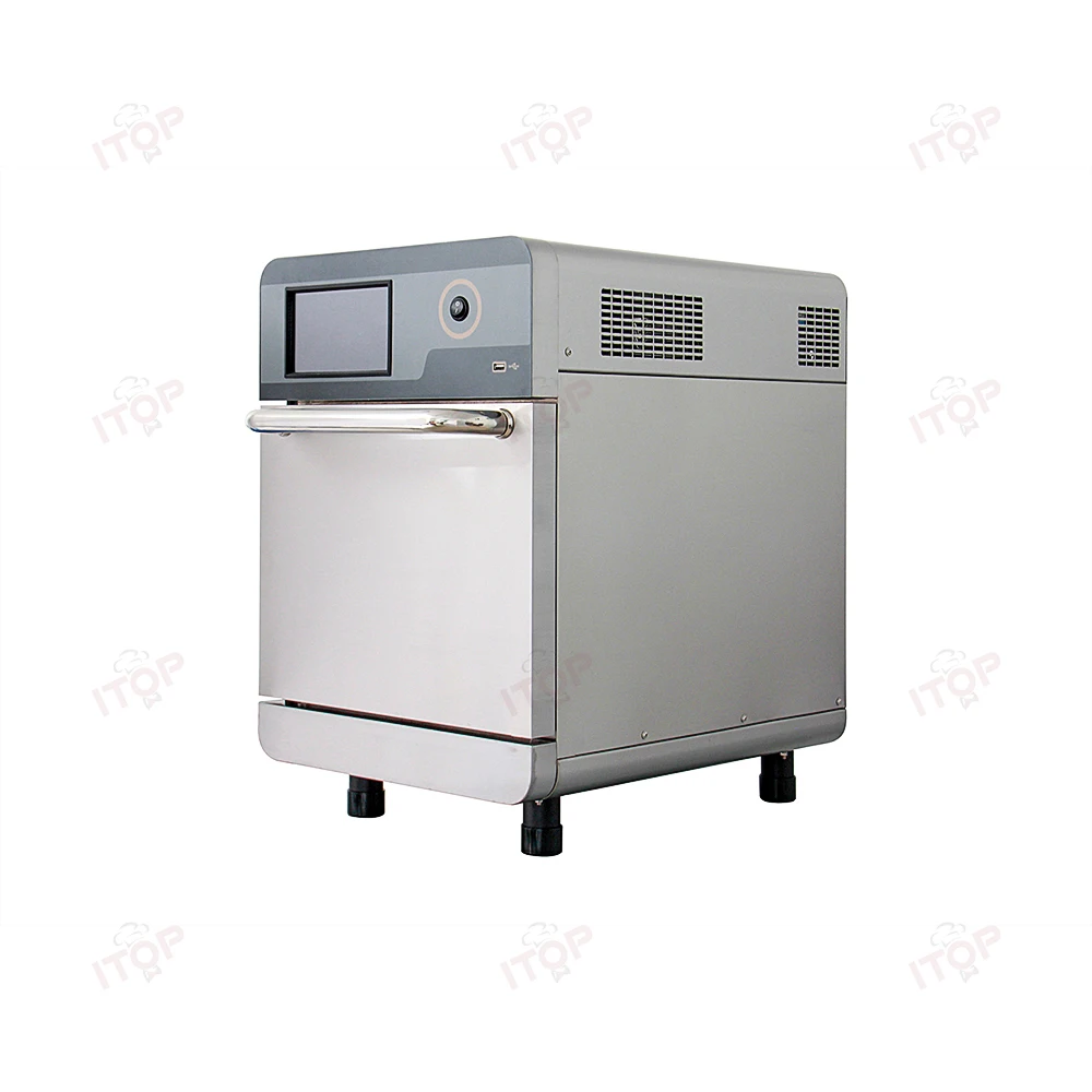 Countertop High Speed Oven With One Touch Controls for Rapid Cooking for Coffee and Sandwich Shops,Snack Bars
