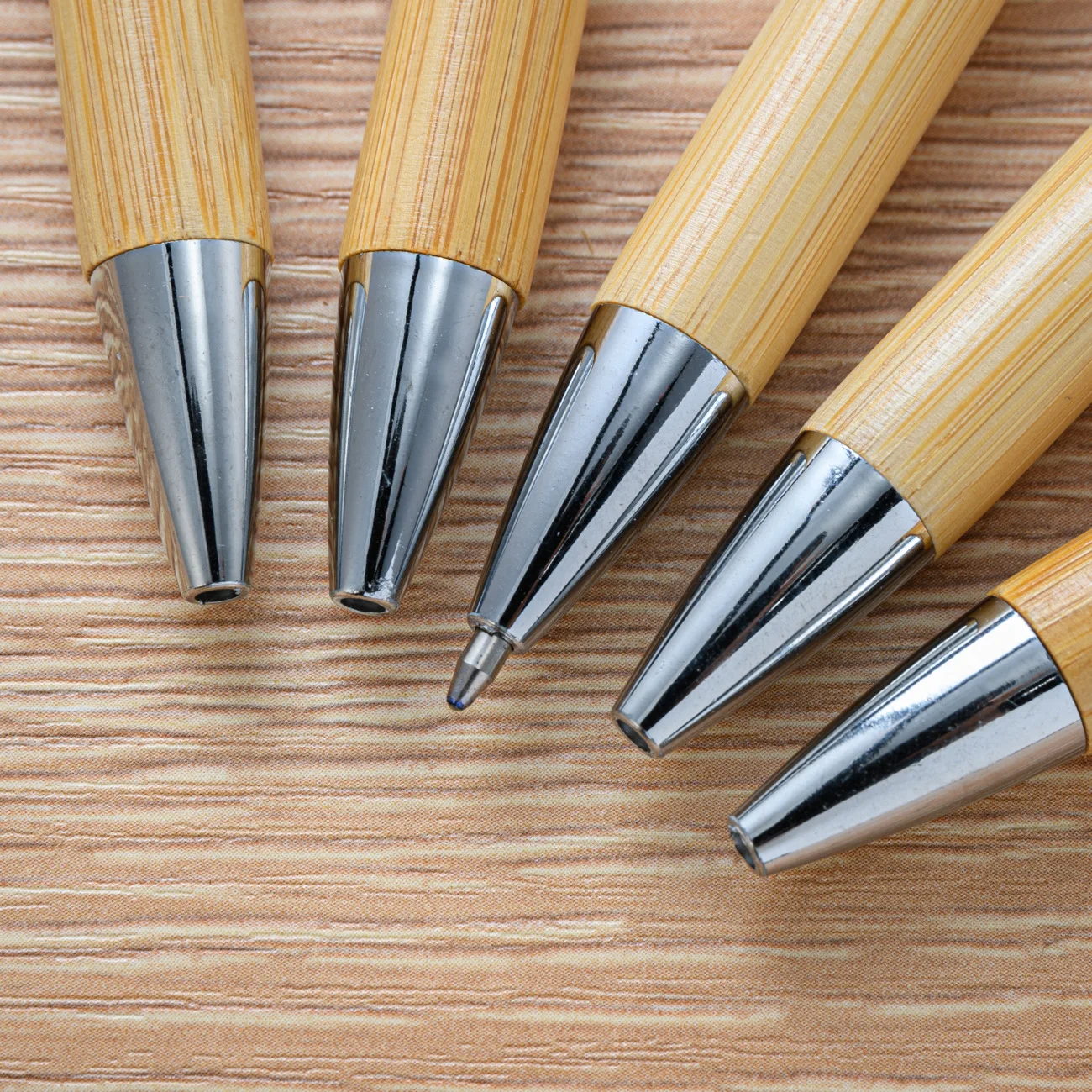 Bolígrafo de bambú de 30 piezas, bolígrafo de madera de bambú de 1,0mm, punta de bala, tinta negra, bolígrafo de firma para negocios, oficina, escuela, papelería de escritura