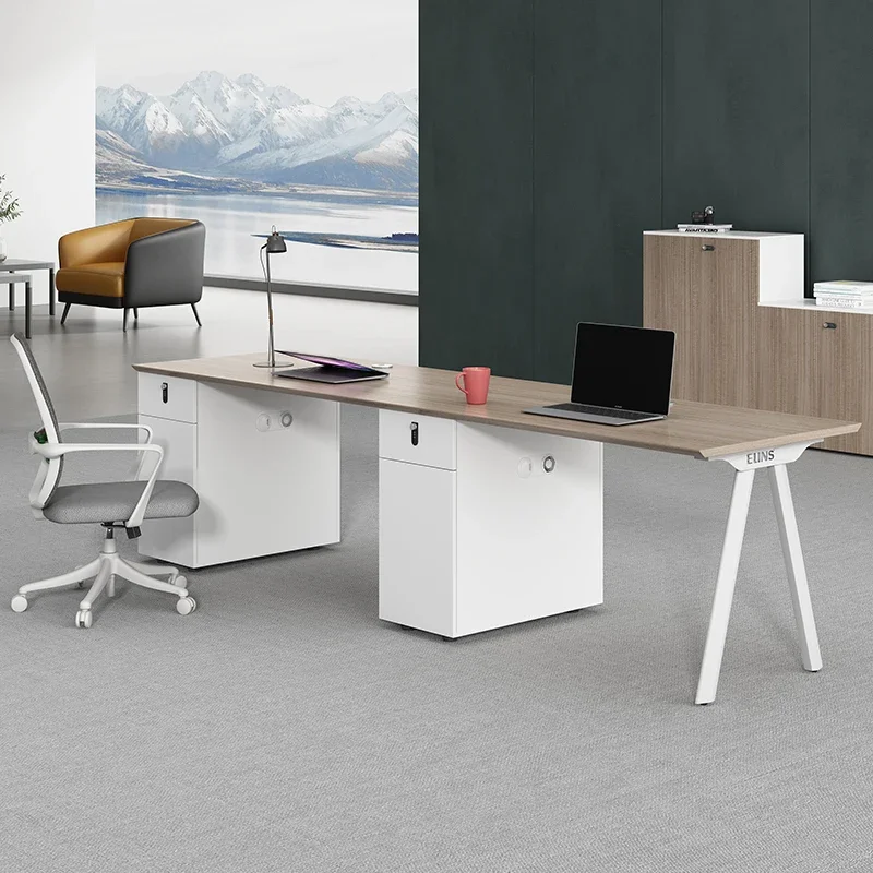 Cooling Fan Office Table Organizer Socket Lock Modern Conference Desk Executive Workstation Mesa De Escritorio Home Office