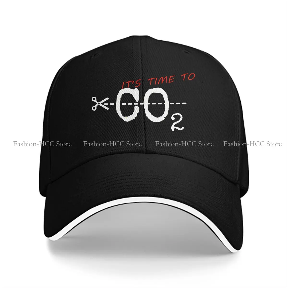 Its Time To Cut Co2 Climate Change Save Earth Baseball Cap Men Hats Women Visor Protection Snapback Bike Bicycle Cycling Caps