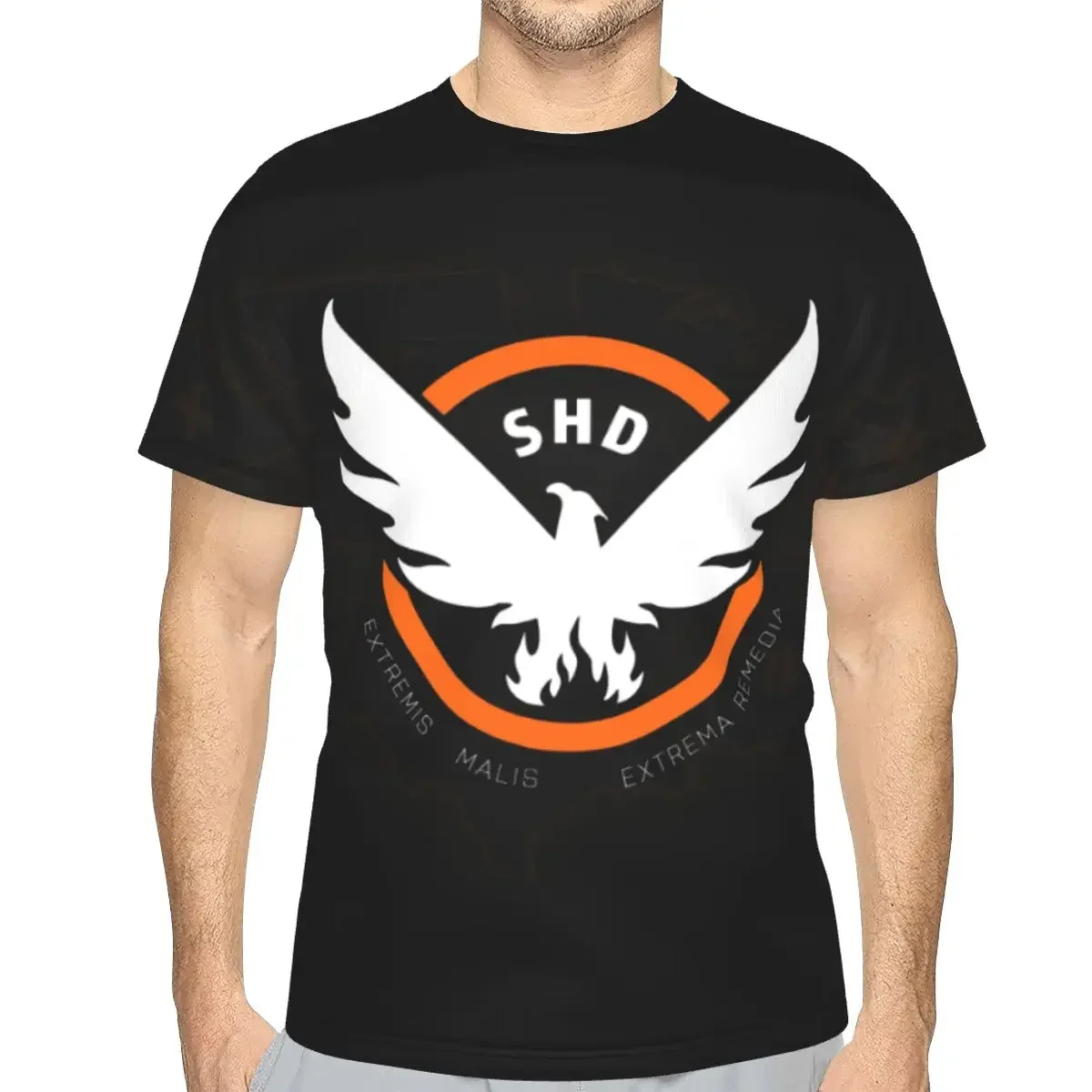 polyester The Division 2 Shd Strategic Homeland Division T-Shirt Men's Classic T Shirt Men O-Neck Summer Shirts Tops