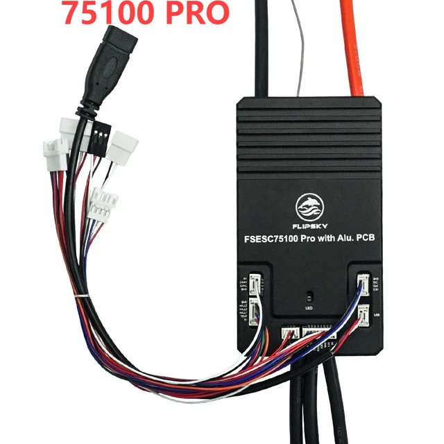 Flipsky 75100/75100 PRO FOC 75V 100A Single ESC Based on VESC For Electric Skateboard/Scooter/Ebike Speed Controller/skateboard