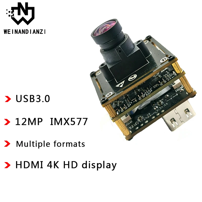 

12MP 4K USB camera HD IXM577 cmos sensor USB3.0 camera /USB3.0 interface HDMI MJPEG, YUV2 /NV12/H264 /H265. UVC Free drive