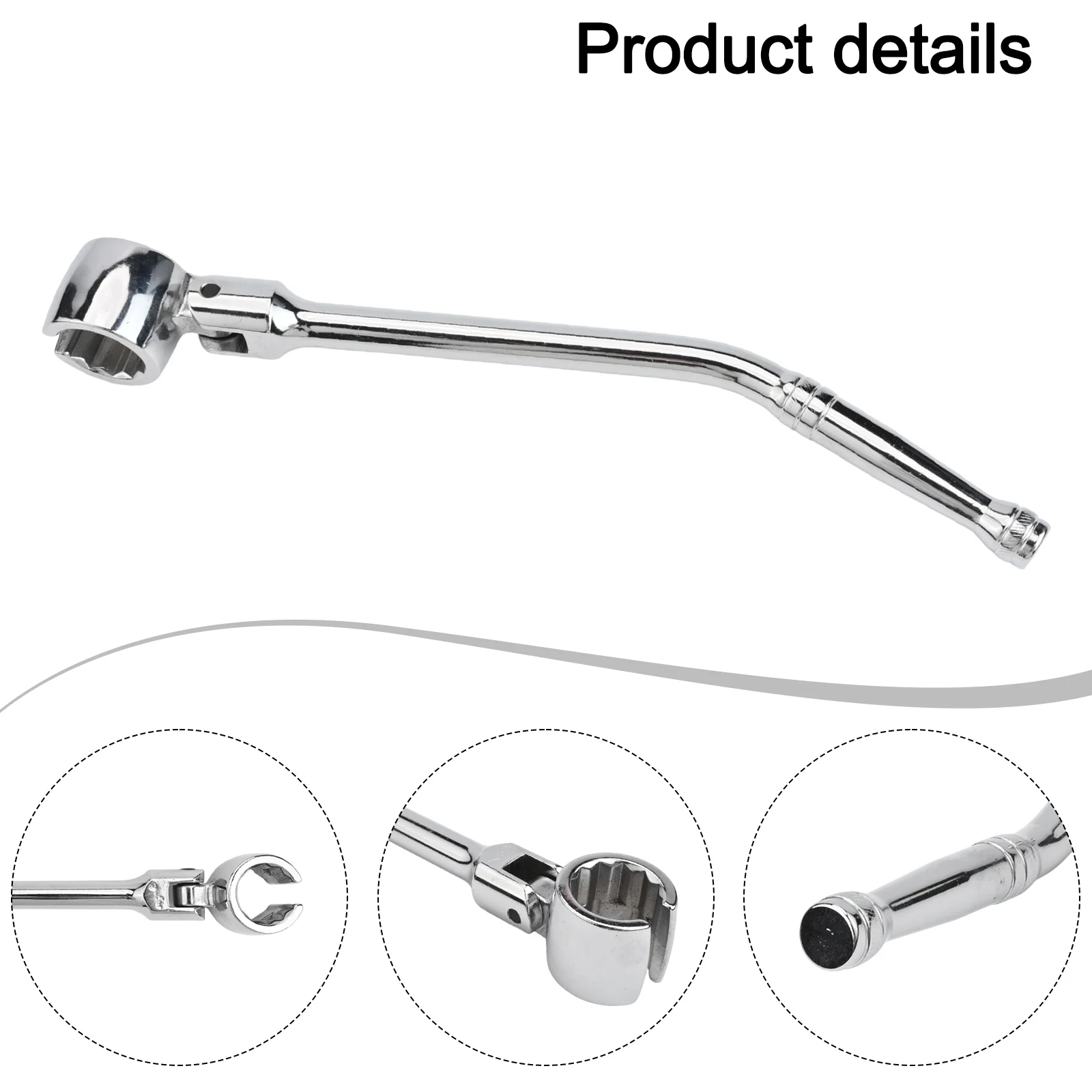 

Automotive Repair Disassembly Wrench Adjustable Angle Disassembly Tool Automotive Tool Ergonomic Handle Heavy Duty Material