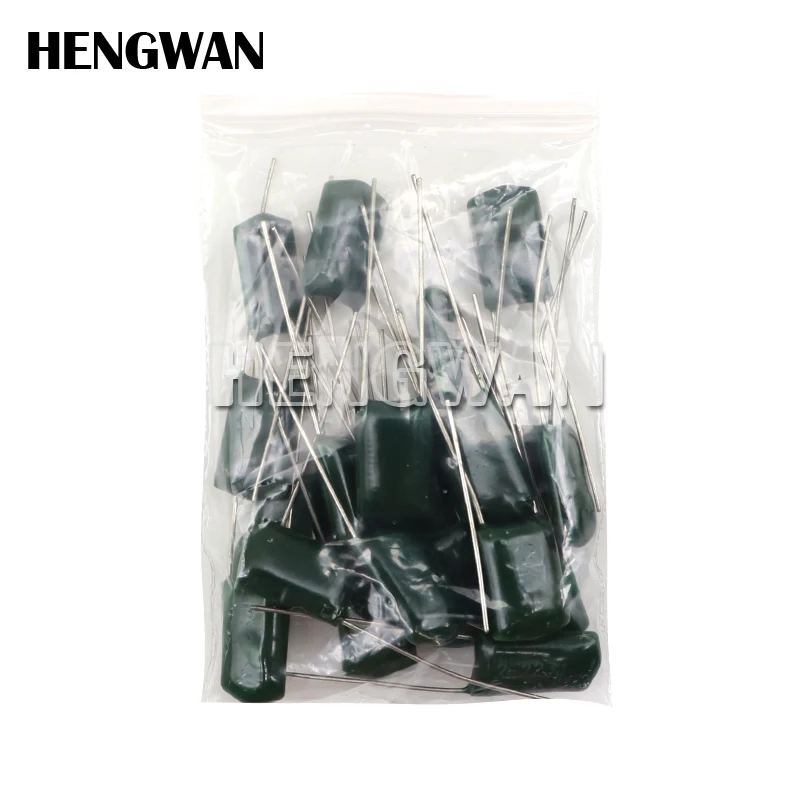 20pcs Polyester film capacitor 250V 400V 1000V 2.2nF 4.7nF 10nF 22nF 68nF 100nF 2E222J 2E472J 2E223J 2E683J 2E104J 2G103J 3A332J