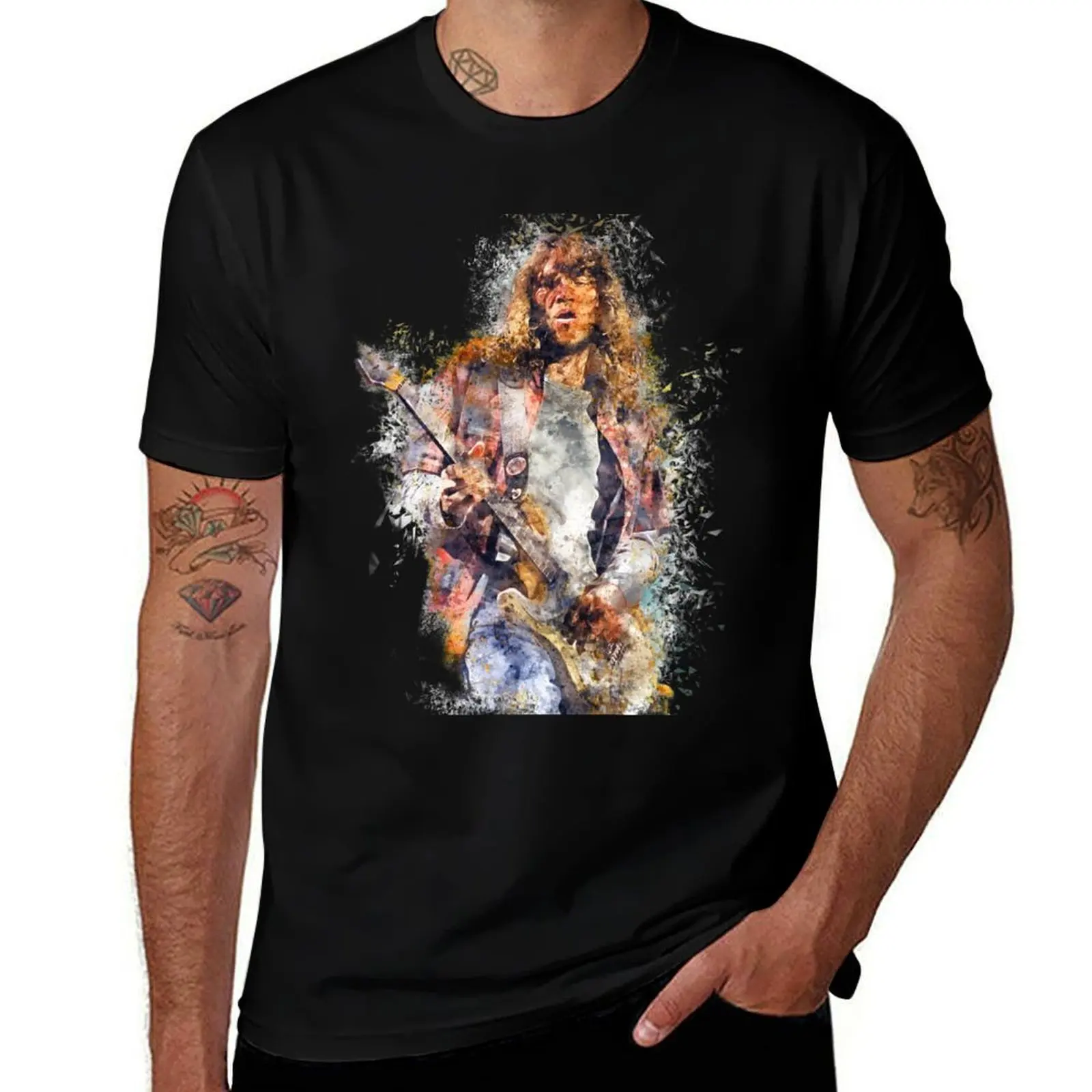 Guitar Emotions T-Shirt Quick Dry Training Short Sleeve Tee