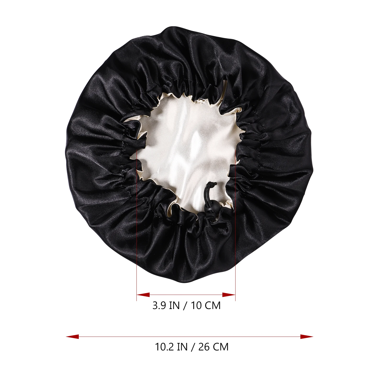 

Kids Double Layer Elastic Sleeping Hat Adjustable Comfortable Night Head Cover For Children Satin Sleep Cap For Face Wash Shower