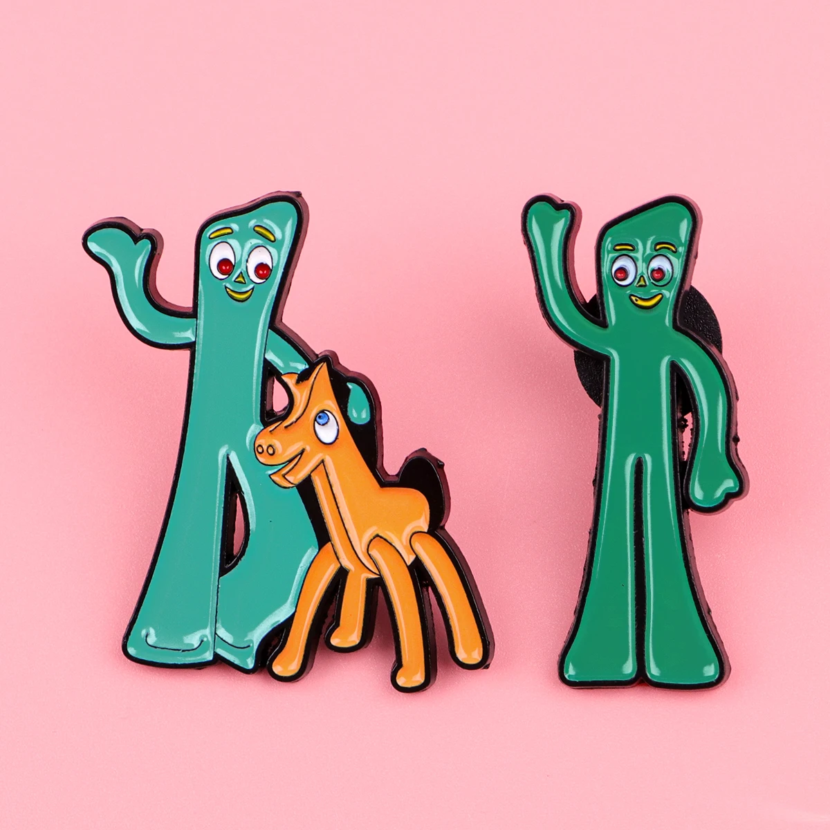 Pin esmaltado de personaje ret - Embroidery Horse reseña y precio