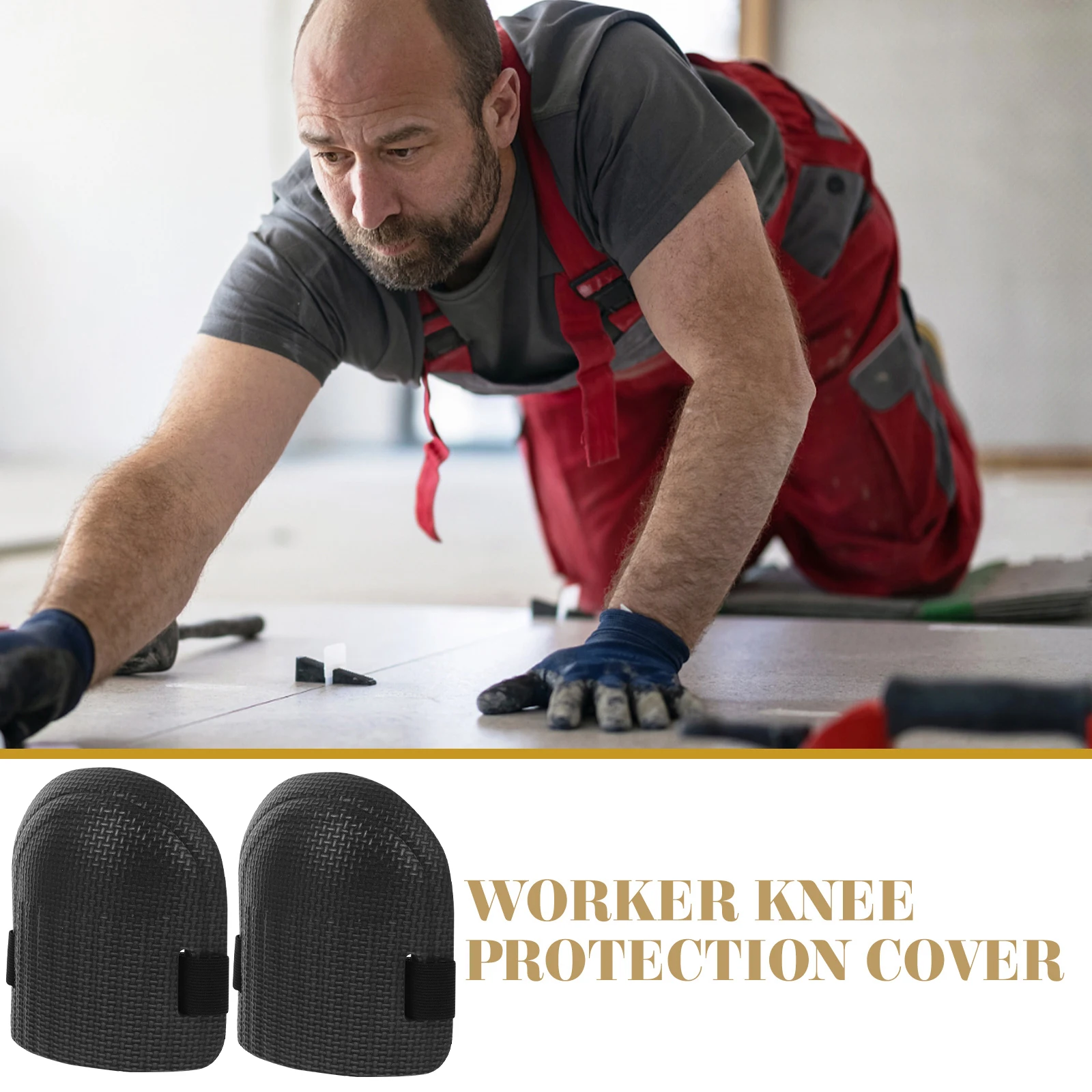 

4pcs Plastic Knee Protectors for Tile Work Cushion Pads Mens Knee Pads For Gardening Gardening Construction Foam Guard Braces