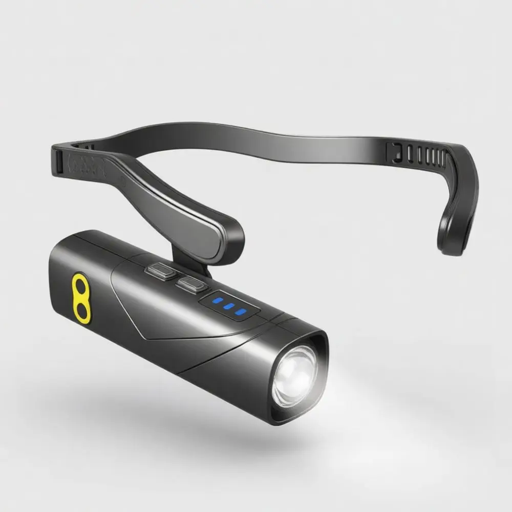 Water Resistant LED Headlamp Rechargeable Sensor Headlight For Jogging Cycling Hiking Camping Fishing Outdoor Illumination Tool