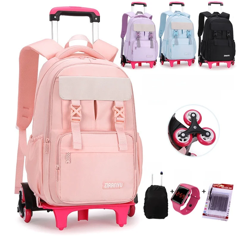zaino-per-bambini-di-grande-capacita-con-manico-telescopico-per-salire-le-scale-in-nylon-con-chiusura-a-cerniera-colore-unico
