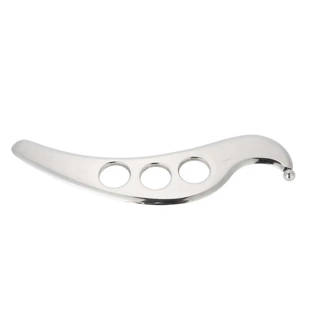 Stainless Steel Scraping Board Low Magnetic Physiotherapy Facial Body Scrapper Massage Plate