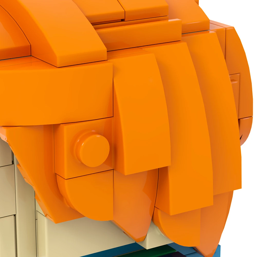 MOOXI MOC فيلم الرعب الكرتون الشكل Chucki شبح قتل نموذج 219 قطعة لتقوم بها بنفسك اللبنات Brickheadz اللعب هدايا الهالوين MOC7636