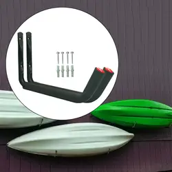 2x Kayak Racks Heavy Duty Wall Mounted Kayak Storage Hooks Kayak Storage Hangers for Canoe Kayak Garage Indoor Paddle Board