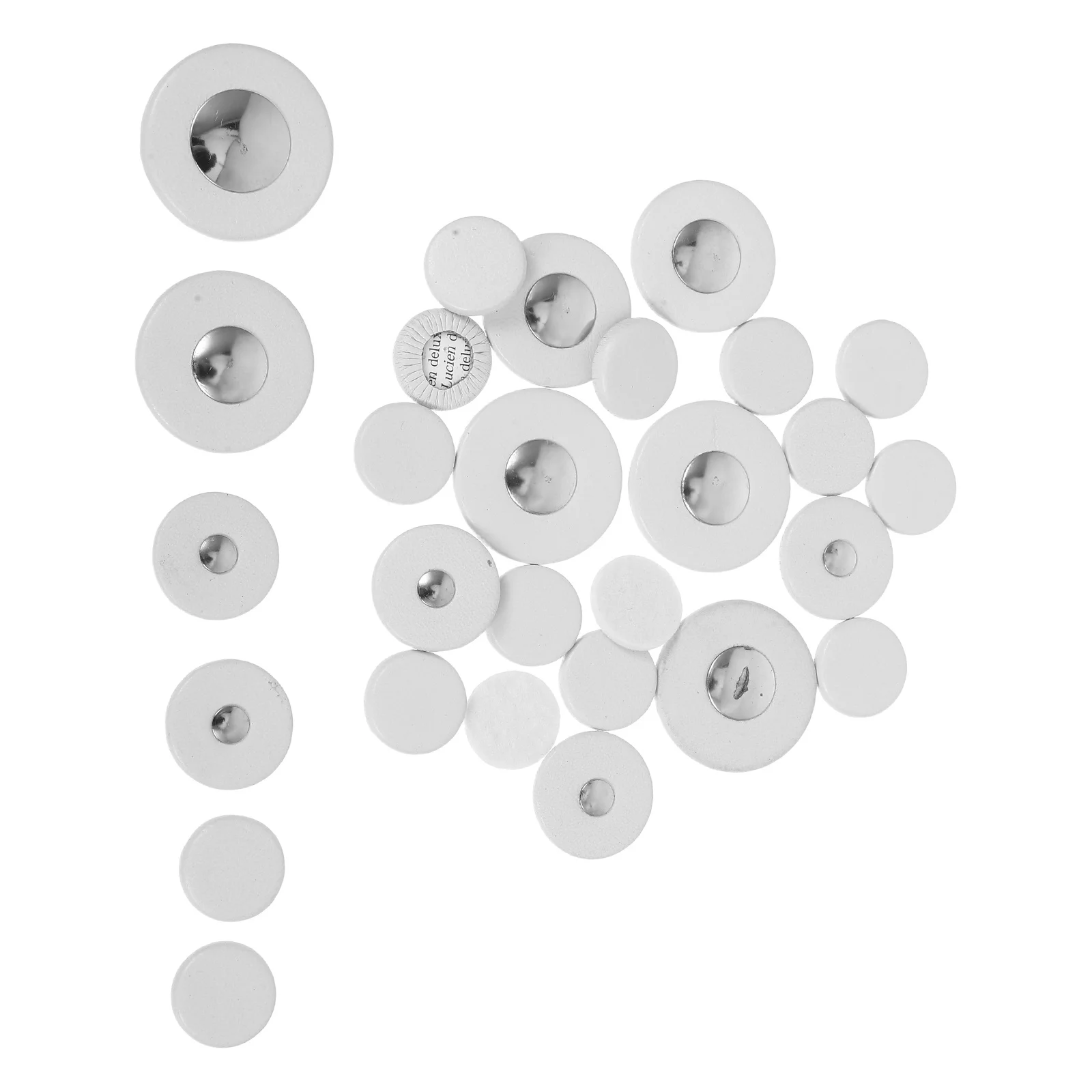 

28Pcs Clarinet Pads Replacement Kit Premium Metal Cushions for Clarinet Sound Holes Woodwind Instrument Repair Tools