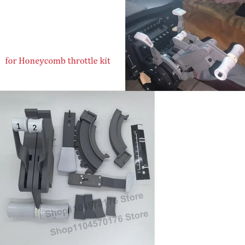 

Flight Game Simulator Accessory Classic Boeing 737 Throttle Kit Support Multiple Backstepping Methods For Honeycomb