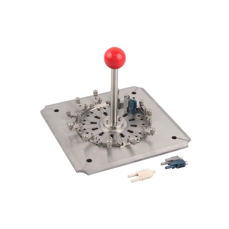 24-Core plastic fiber ceramic ferrule quick-loading grinding fixture