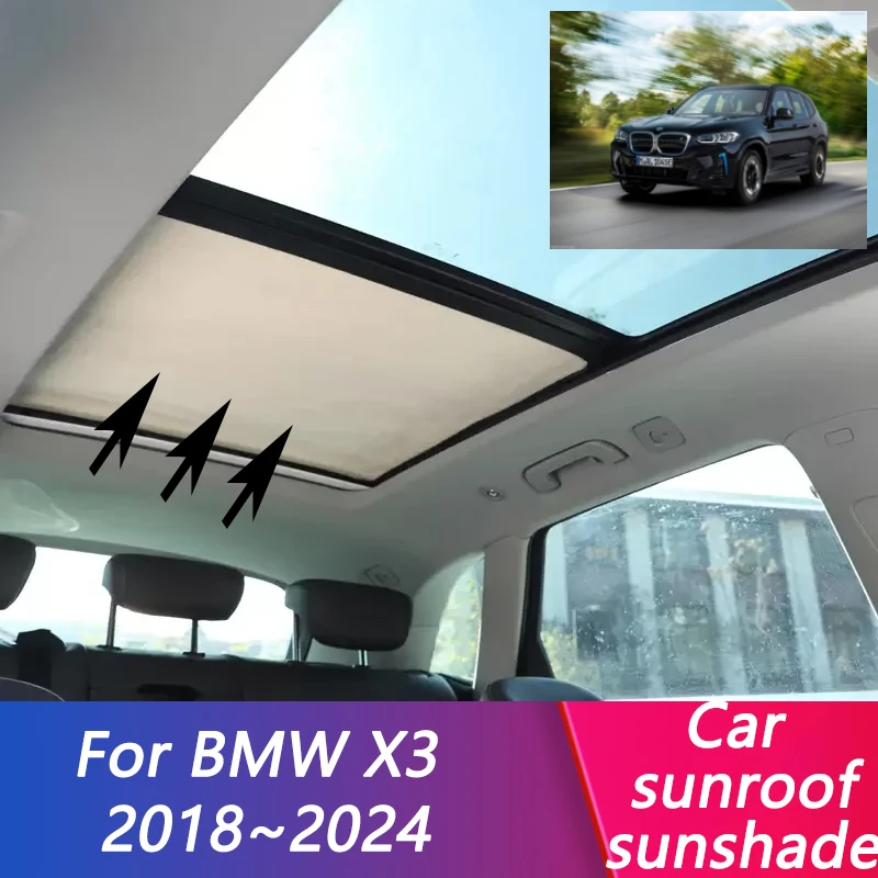 

2x Sunroof Sunshade for BMW X3 G01 2018 2019 2020 2021 2022 2023 2024 Roof Sunscreen Heat Insulation Cover Car Sunroof Sunshade