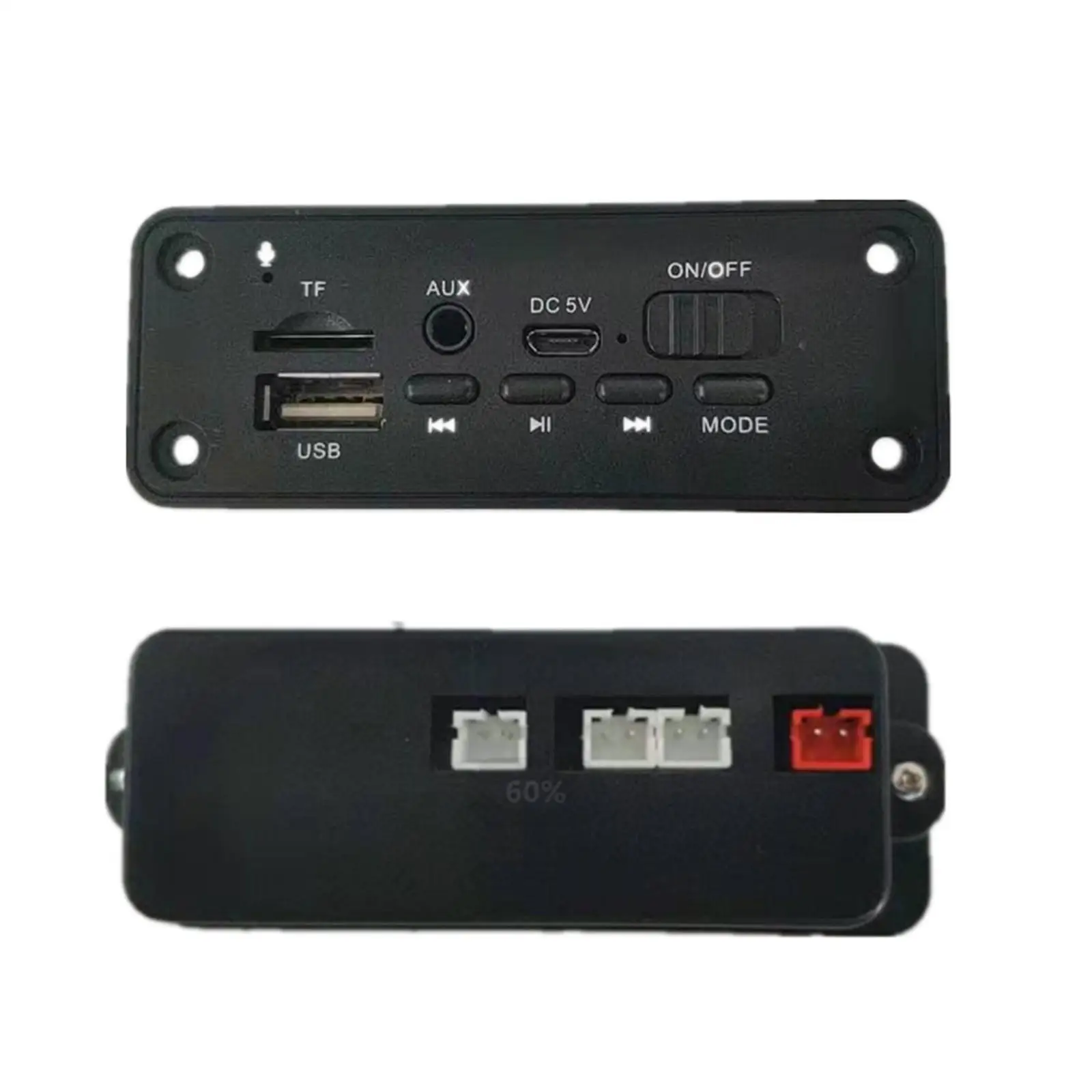 Decoder Board Module USB TF Bluetooth FM Radio Player AUX Input Audio 5V Power Amplifier for Electronics Repair Tool