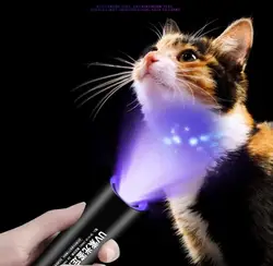 Mini  UV Flashlight Ultraviolet Blacklight USB Rechargeable Purple Linternas Carpet Pet Urine Detector Catch Scorpions