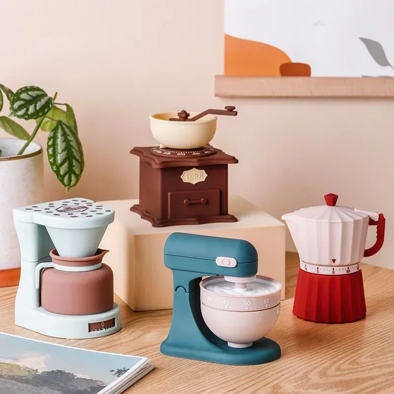 الموقت المطبخ Mechnical الكرتون الطبخ ABS دليل عداد ساعة دعم اليوغا الرياضة دراسة الوقت تذكير أدوات المطبخ مطعم #2