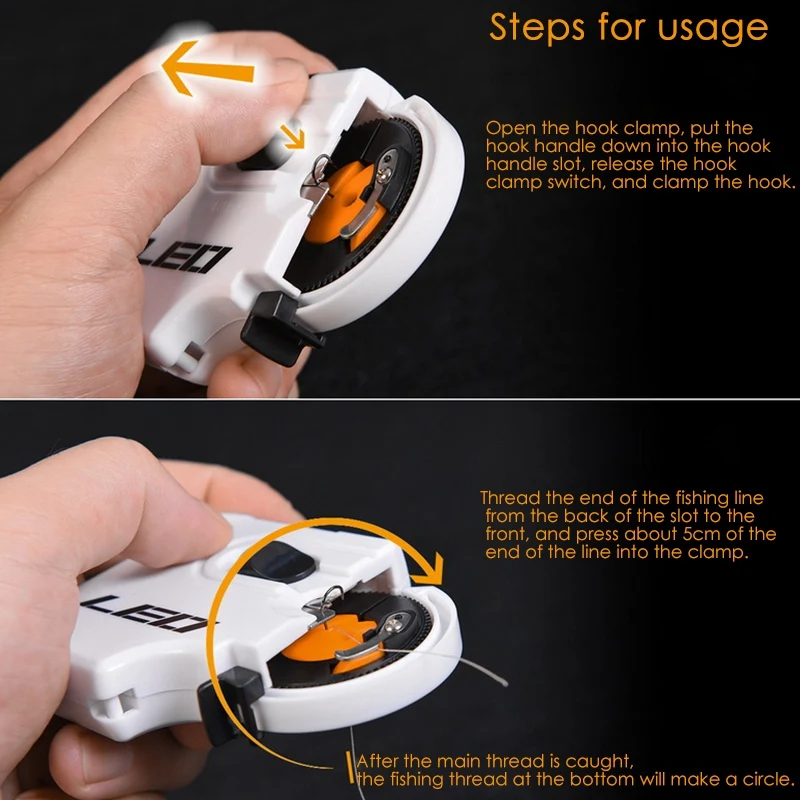 

LEO Electric Automatic Hook Device Fishing Knot Tying Accessories