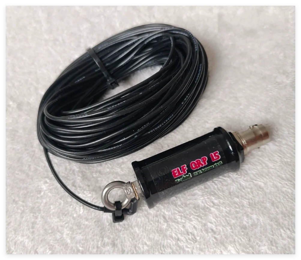 QRP15 1-30MHz Portable Mini ELF HF Antenna HF Antenna Portable Shortwave Antenna Support 40M/20M/15M/10M Transmitting