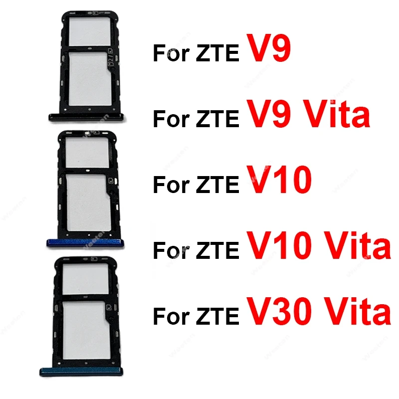 

SIM Card Connector For ZTE Blade V9 V10 V30 Vita SIM Card Card Socket Reader Holder Slot Adapter Replacement Parts