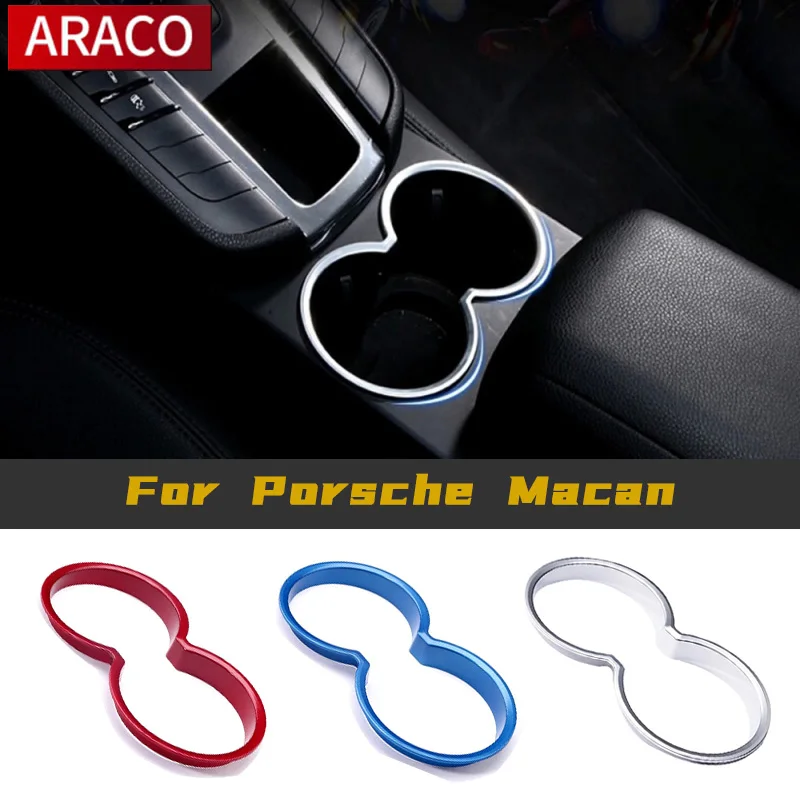 Для Porsche Macan Stiker Mobil ABS Krom dari Payet Dekorasi Kotak Kaca