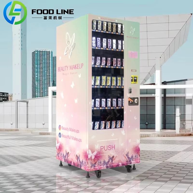 Custom Professional Cosmetic Vending Machine Makeup Eyelash Wig Dispenser For Business With Compact Footprint Design