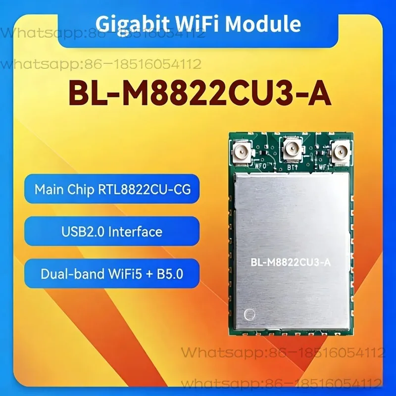 RTL8822CU BL-M8822CU3-A Gigabit AC Bluetooth Dual Band 5GHz Wireless Network Adapter Card Module