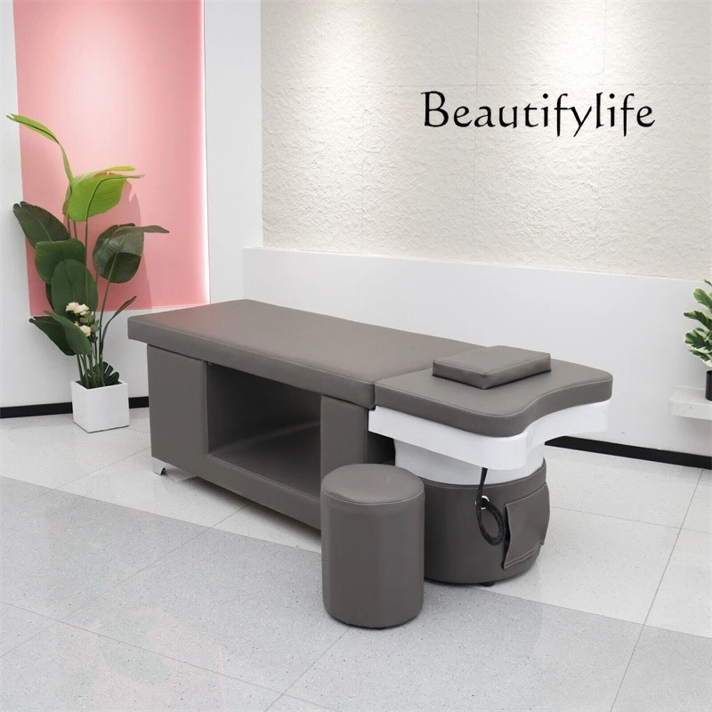 

Barber Shop Ceramic Basin Shampoo Chair for Hair Salon Hair Salon Thai Massage Bed Flushing Bed