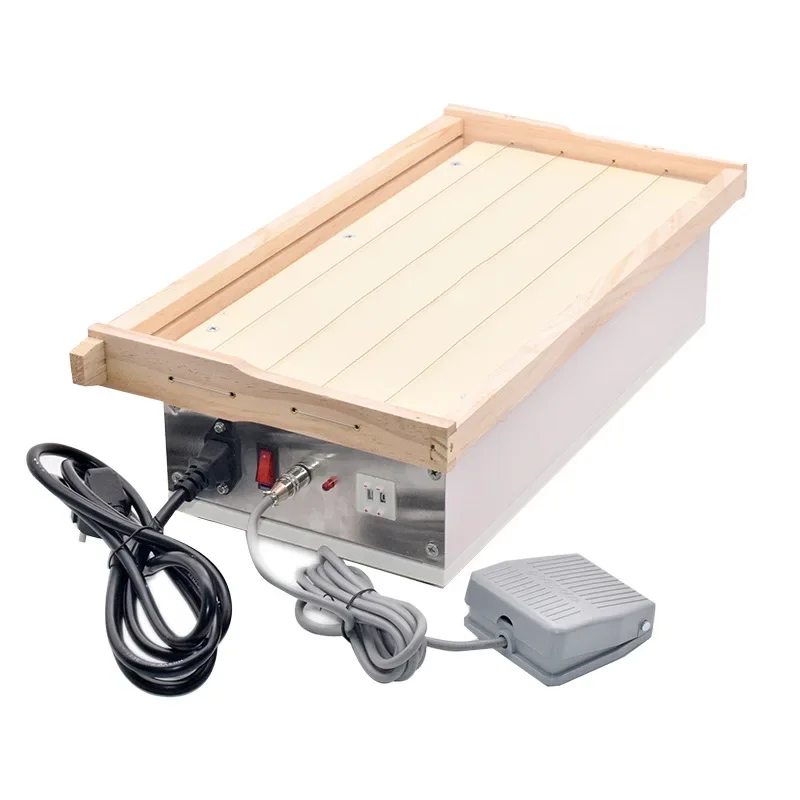 Professional Bench-Top Electric Wax Foundation Wire Embedder, Safe and Efficient Tool for Reinforcing Comb without Melting
