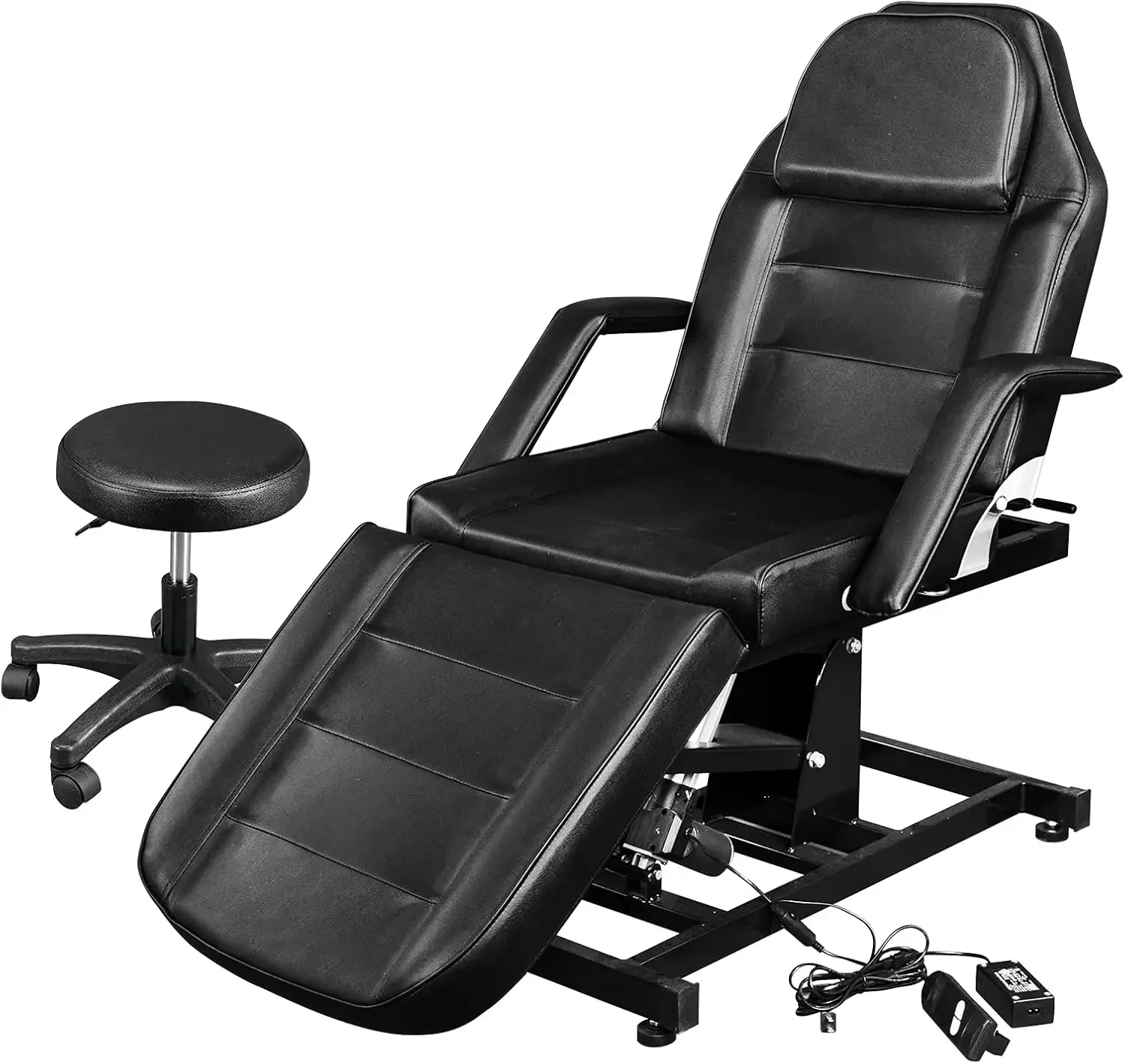 Electric Height Adjustable Salon Tattoo Chair Esthetician Bed, Multi-Purpose Facial Bed Chair