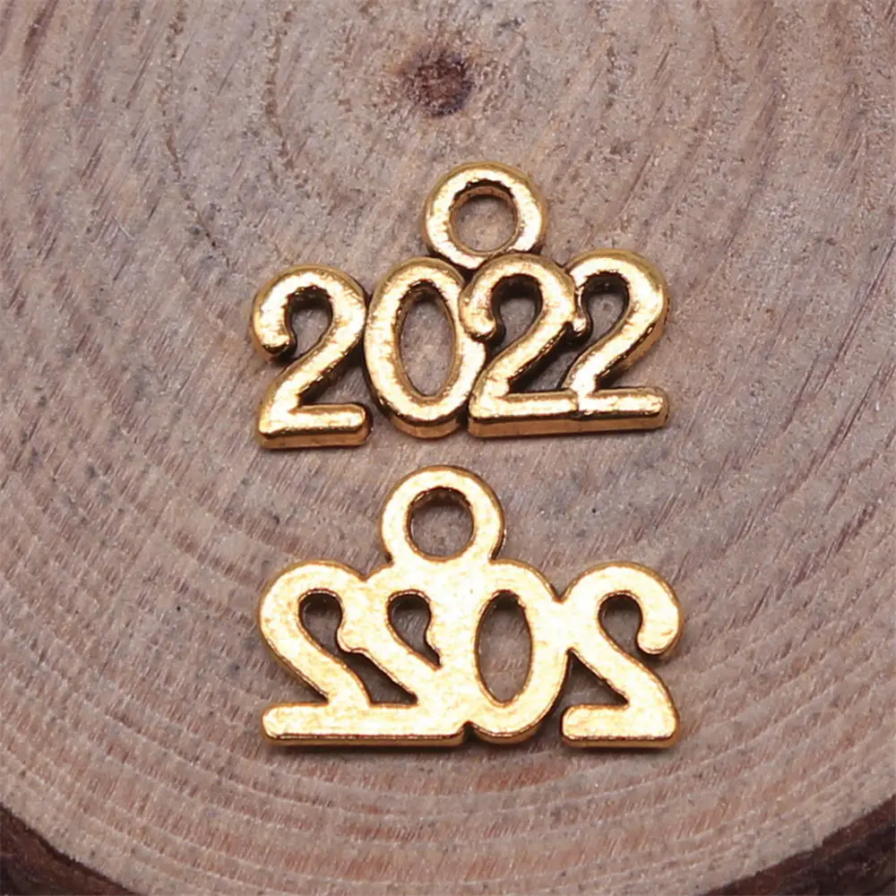 Aesthetic Number Tag Charms Pendant Child Jewelry Bulk Materials