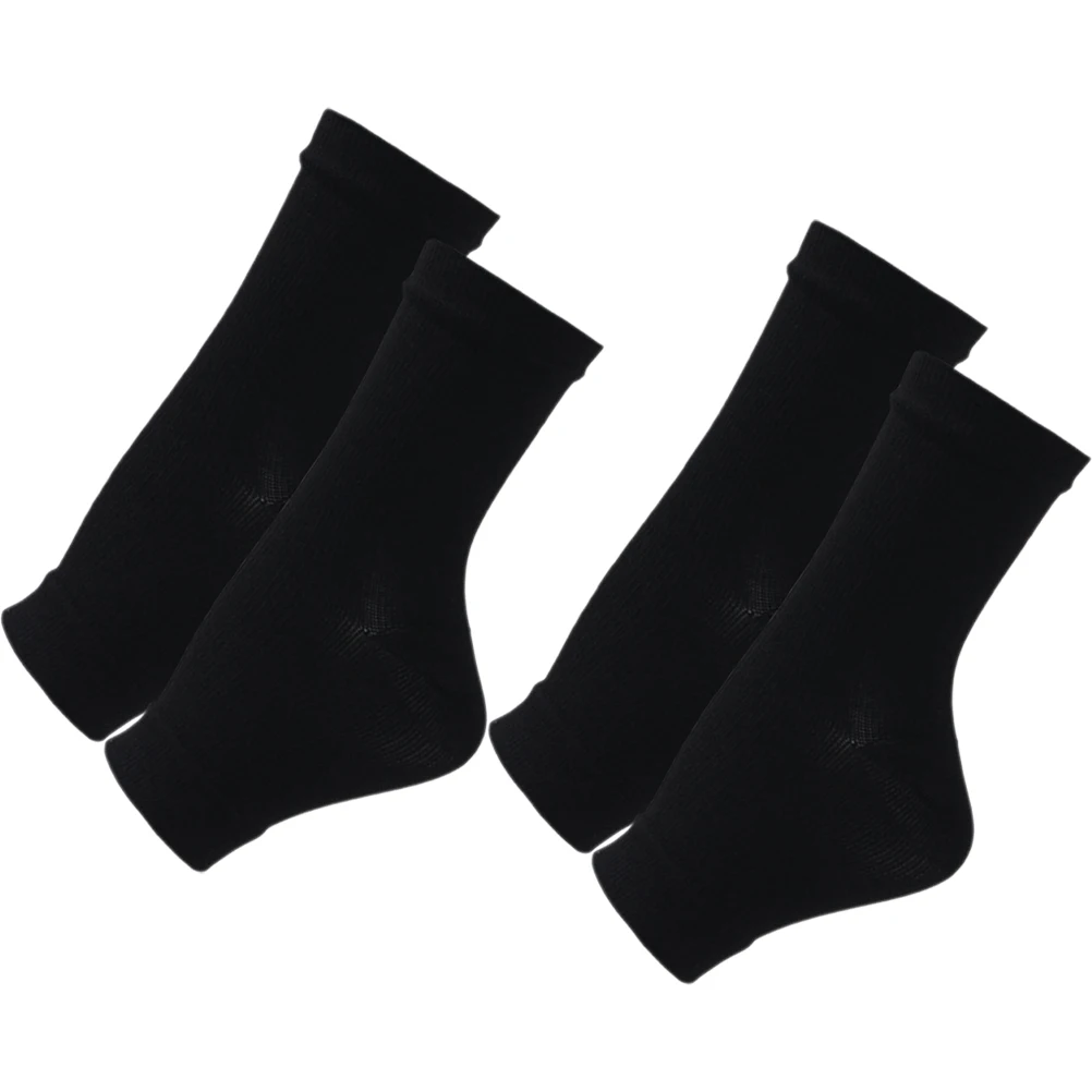 

2 Pairs Cold-proof Foot Socks Ankle Support Compression Men Women Brace Sleeve Running Anti-slip Elastic Breathable Material