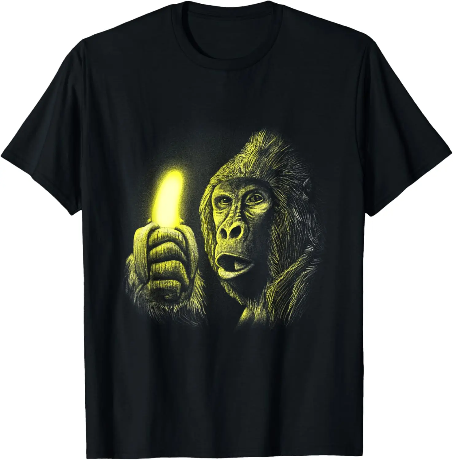 Gorilla Carrying Banana Funny Monkey Costume Wild Animal T-Shirt