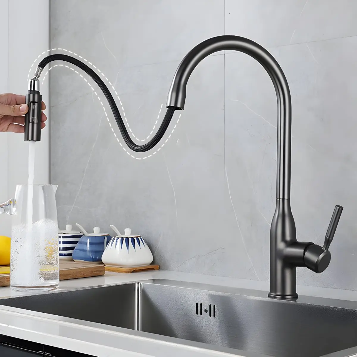 robinet-de-cuisine-extractible-en-nickel-brosse-avec-double-mode-de-pulverisation-mitigeur-eau-chaude-et-froide-360°-°-swivel