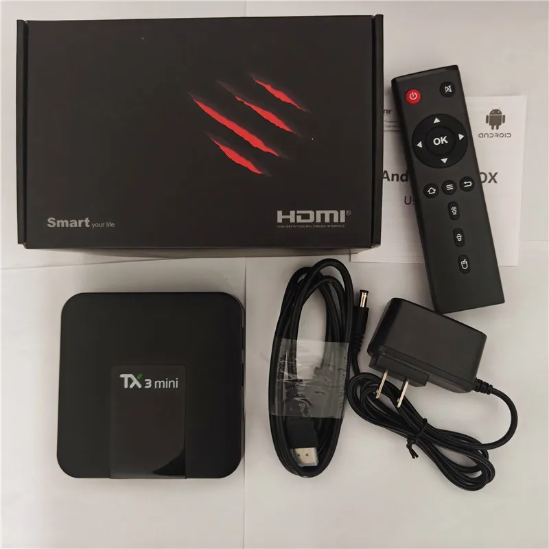 TX3 mini TV Box Android 10.0 4K Allwinner H313 Quad Core 2GB 16GB