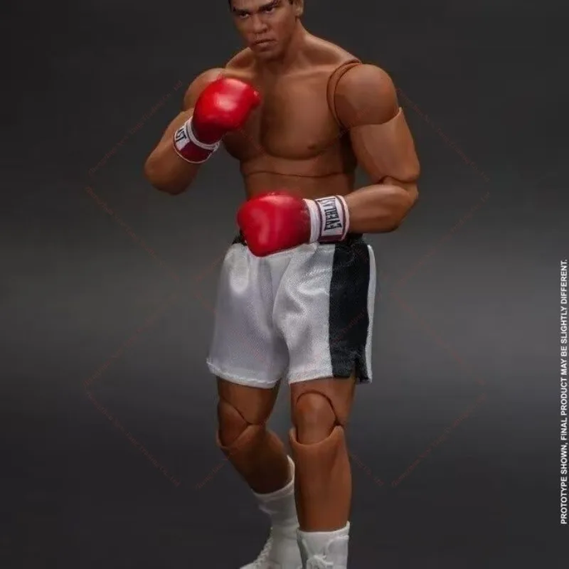 متوفر ألعاب العاصفة 1/12 بطل الملاكمة ثقيل الوزن محمد علي ثلاثة منحوتات الرأس 15 سنتيمتر لعبة شخصيات الحركة مجموعة هدية