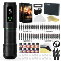 Kit de tatuaje T-Rex, máquina de tatuaje inalámbrica, Kit de máquina de tatuaje de maquillaje permanente, Kit de pluma de tatuaje, Kit completo de tatuaje para principiantes